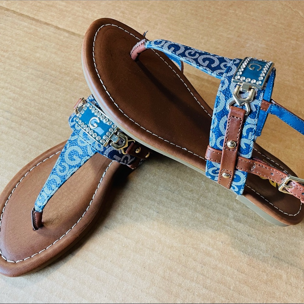 GBG Los Angeles Women's Slingback Flat Sandals Size 6 1/2